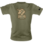 Dallas Bulls | Men's Defender Edition OD Green T-Shirt